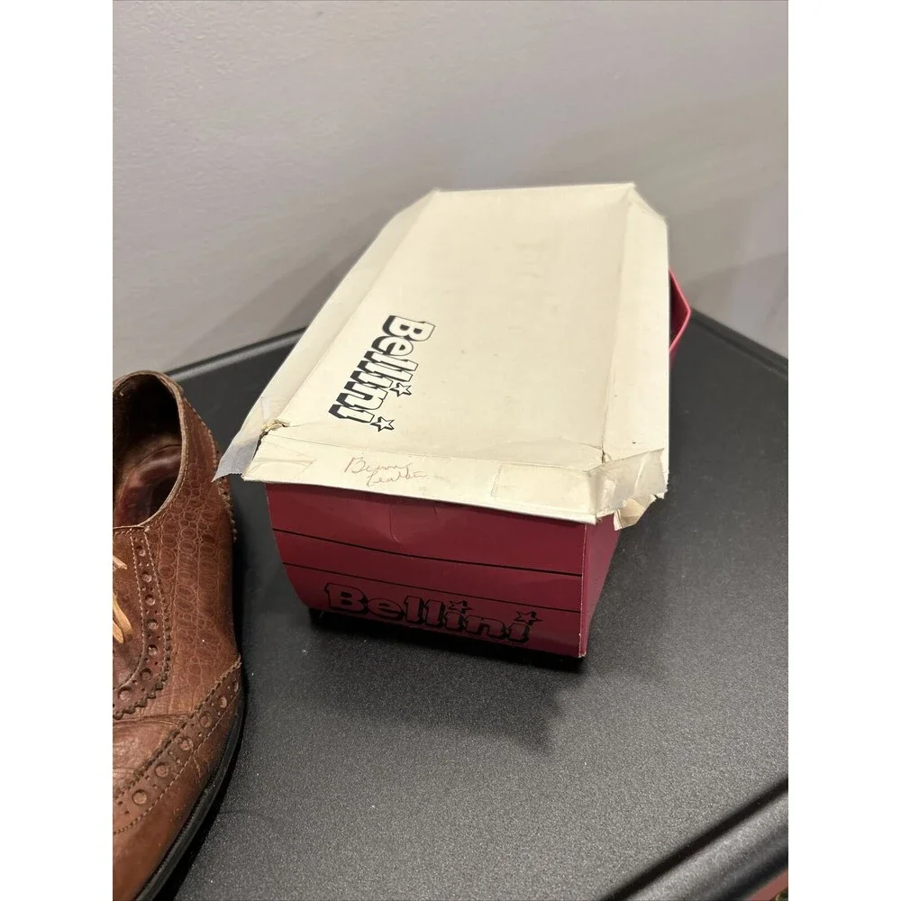 BELLINI Faye LOAFER SHOES Brown 8.5N Vintage W Box